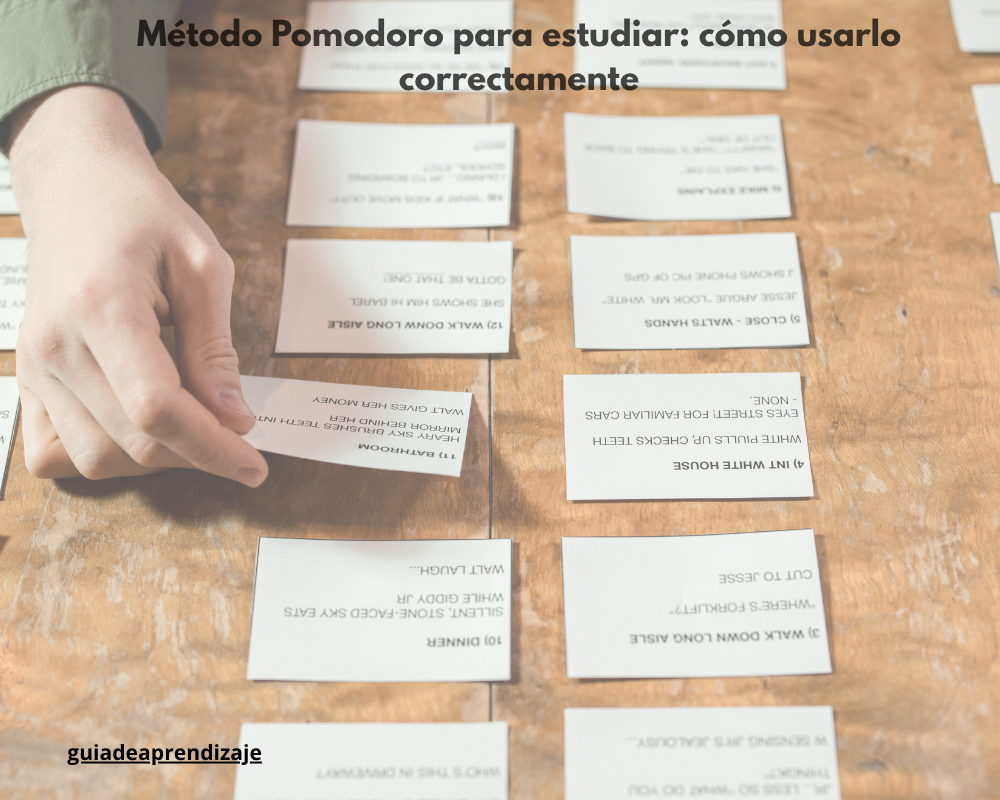 Método Pomodoro para estudiar: cómo usarlo correctamente